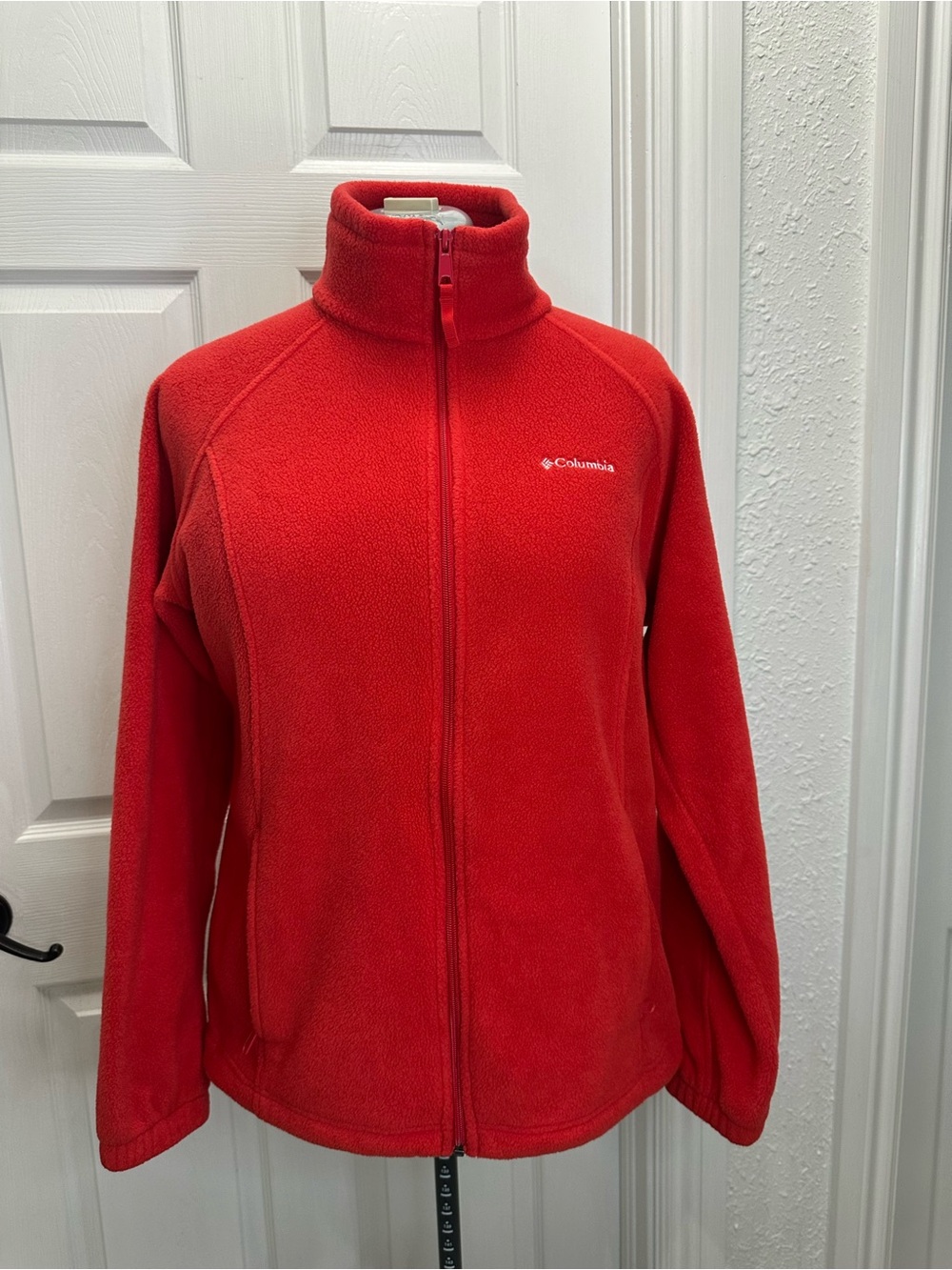 Columbia Women's Bright Red Full-Zip Fleece Jacket